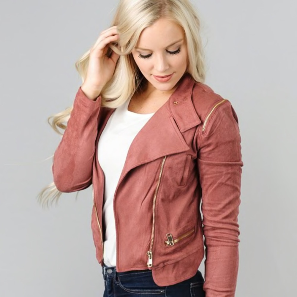 Mauve Motto Jacket